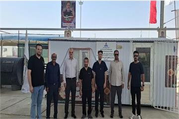 بازدید میدانی دکتر جهانبخش کیانی از موکب درمانی بهداشت و درمان صنعت نفت غرب کشور در مرز سومار